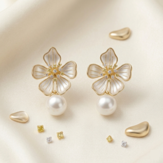 Pearl Drop Earrings