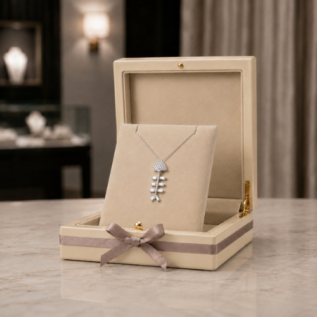 Diamond Fish Pendant