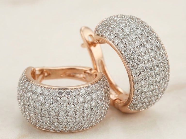 Elevating Your Everyday Look with Bold Pave Hoops: